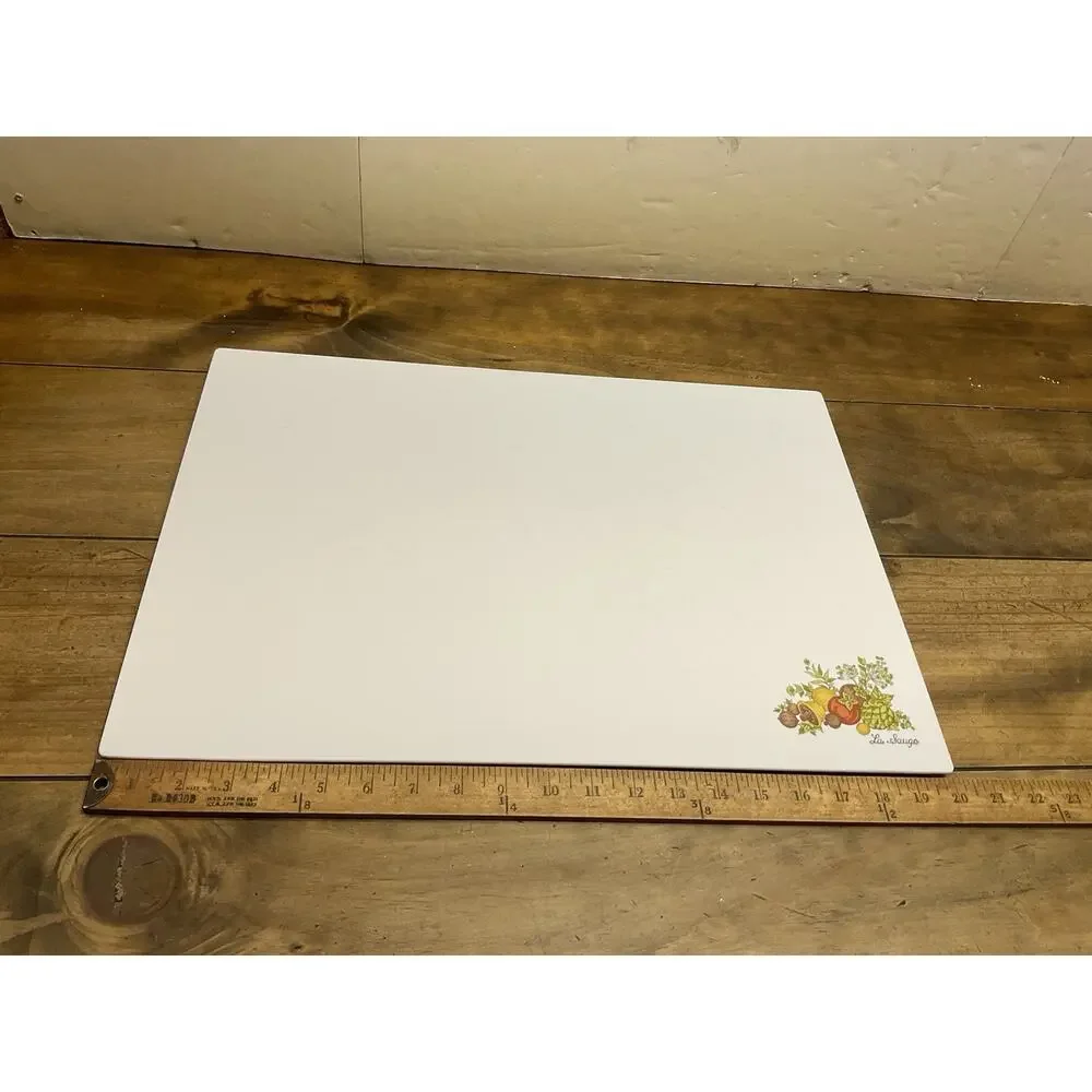 Vintage Corning Ware Spice of Life La Sauge Counter Saver Cutting Board 14 x 20